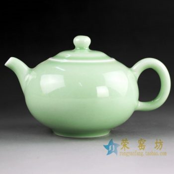 14CS43 手工顏色釉茶壺 手柄泡茶壺
