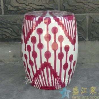 陶瓷涼墩廠家定做 為國外一個客戶定做的彩繪凳子
