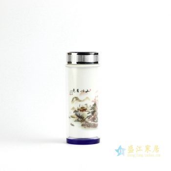 RZIN01-A     景德鎮   山水 保溫杯  水杯 茶杯陶瓷用品