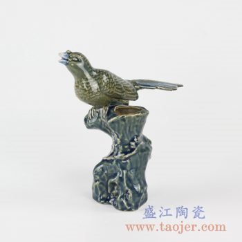 RYXP35_顏色釉小鳥擺件陶瓷裝飾品站立2