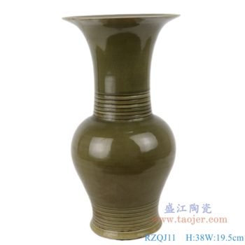 RZQJ11 古典末釉賞瓶梅瓶手工顏色釉壇罐子仿古做舊瓷器